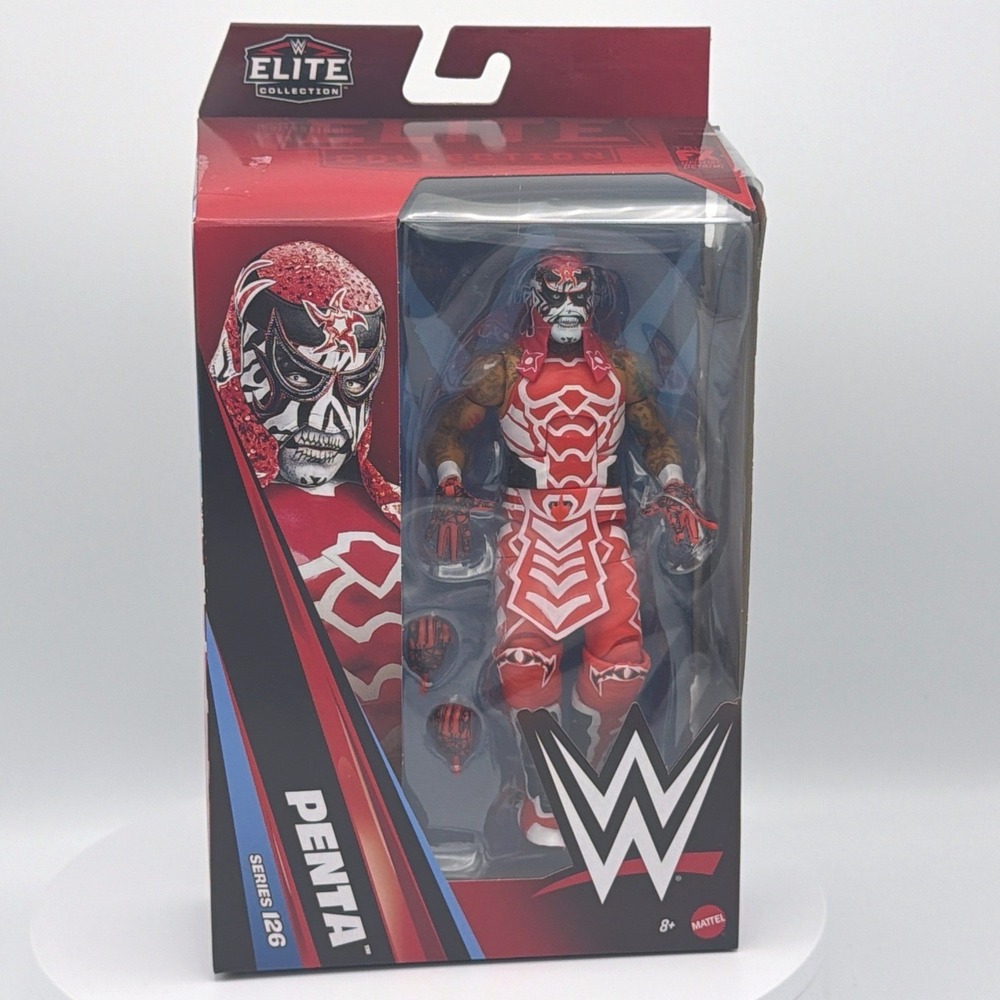 Mattel WWE Elite Series 126 Penta Action Figure New Red White Luchador Mask
